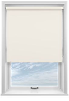 Trinity (Blackout), Off White - Twist&Fit Roller Blind